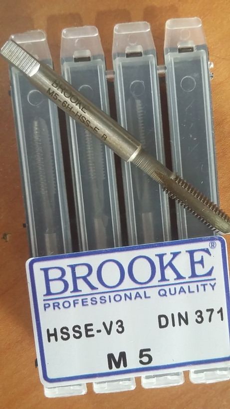 قیمت و خرید قلاویز ماشینی مستقیم M5 HSS E BROOKE