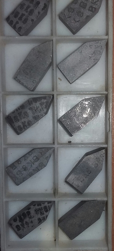مشخصات، قیمت و خرید الماس تراشکاری جوشی موشکی روسی سایز 10 * 25 ضخامت 6 میلیمتر BK8