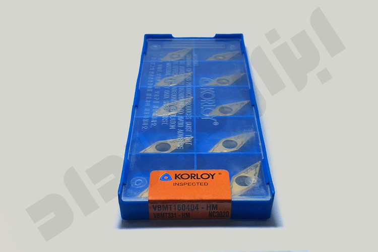 مشخصات، قیمت و خرید الماس تراشکاری کورلوی مدل VBMT160404 برند KORLOY | اینسرت لوزی برای پرداخت دقیق