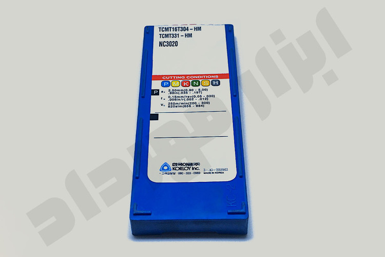 مشخصات، قیمت و خرید الماس تراشکاری کورلوی مدل TCMT16T304 برند KORLOY | اینسرت تراشکاری صنعتی با دوام بالا