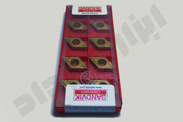 مشخصات، قیمت و خرید الماس تراشکاری Sandvik مدل DCMT11T304-UM CT35M | اینسرت پرداخت بسیار ظریف سندویک