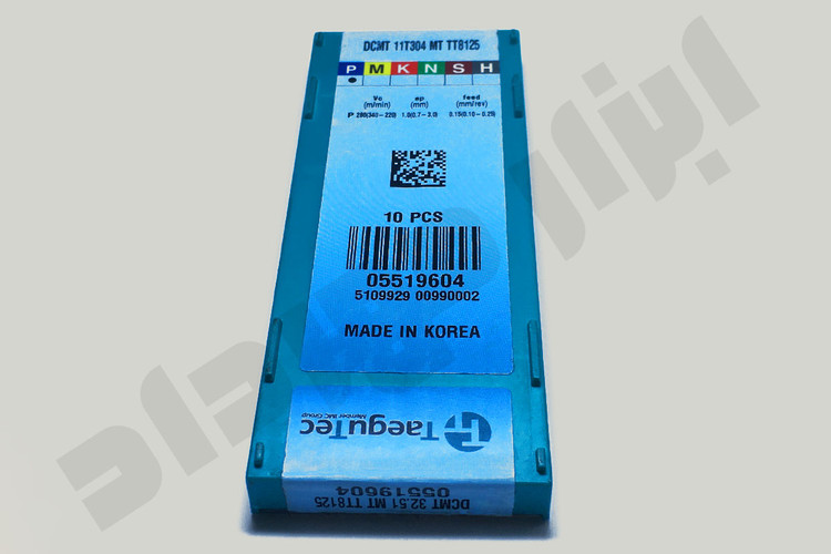 مشخصات، قیمت و خرید الماس تراشکاری TAEGUTEC مدل DCMT11T304-MT | اینسرت اقتصادی و باکیفیت تگوتک