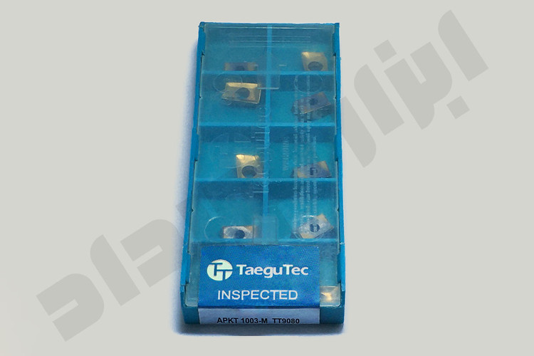 مشخصات، قیمت و خرید الماس تراشکاری تگوتک APKT1003-M TT9080 | اینسرت فرزکاری دقیق برای فولاد و استیل با طول عمر بالا