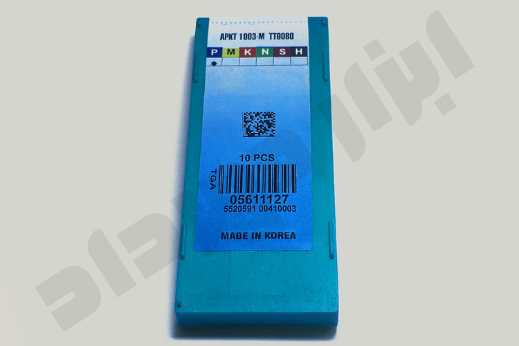 مشخصات، قیمت و خرید الماس تراشکاری تگوتک APKT1003-M TT9080 | اینسرت فرزکاری دقیق برای فولاد و استیل با طول عمر بالا