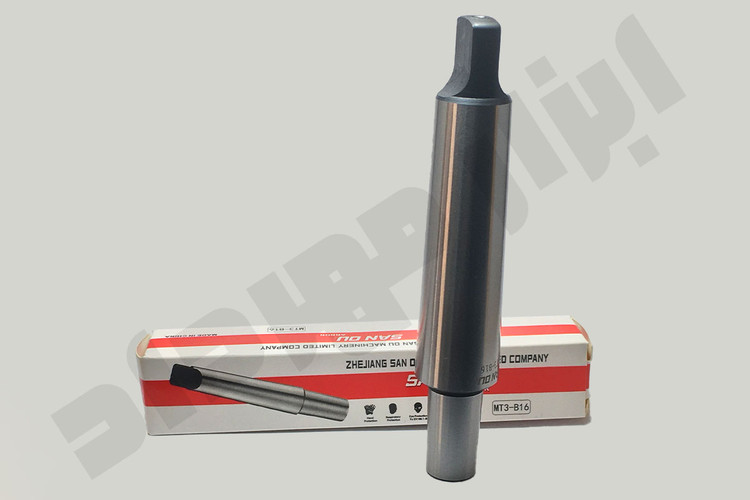مشخصات، قیمت و خرید دنباله سهنظام MT3-B16 برند سانو SAN OU | مبدل مورس ۳ به سهنظام B16 با دقت بالا
