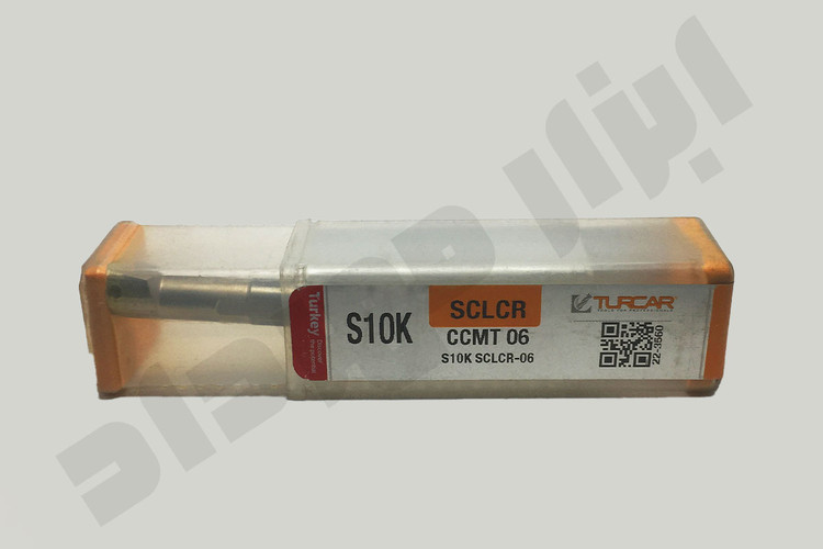 مشخصات، قیمت و خرید هلدر داخل تراش S10K SCLCR مخصوص الماس CCMT06 برند Turcar | هولدر ظریف تورکار