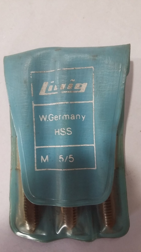 مشخصات، قیمت و خرید قلاویز دستی M5.5 میلیمتر برند LINIG آلمان | دقت میکرونی و استاندارد اروپایی | قلاویز دستی و ماشینی