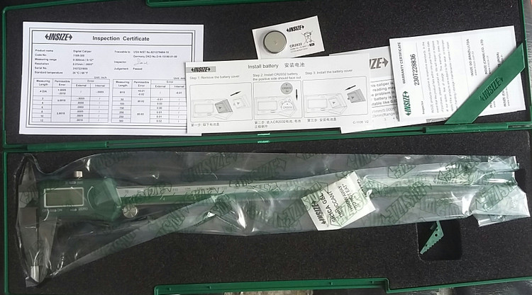 مشخصات، قیمت و خرید کولیس دیجیتال اینسایز 30 سانت مدل 300-1108 اصلی | دقت صنعتی و تضمین اصالت