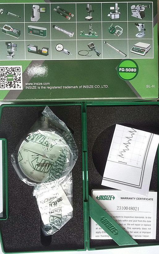مشخصات، قیمت و خرید ساعت اندیکاتور اینسایز 10 میلیمتر مدل 2308-10A اصل | دقت فوقالعاده Insize