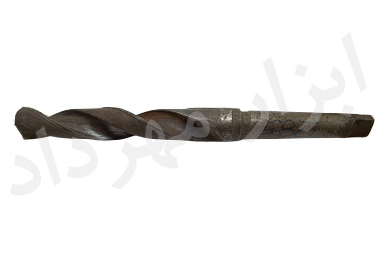مشخصات، قیمت و خرید مته ته کونیک قطر 28.5 مورس 3 روسی سفید (HSS-Co) | فوقسخت و مقاوم | ابزار مهرداد