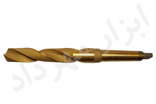 مته ته کونیک قطر 30 میلی متر مورس 3 روکش تیتانیوم (طلایی) KT چین