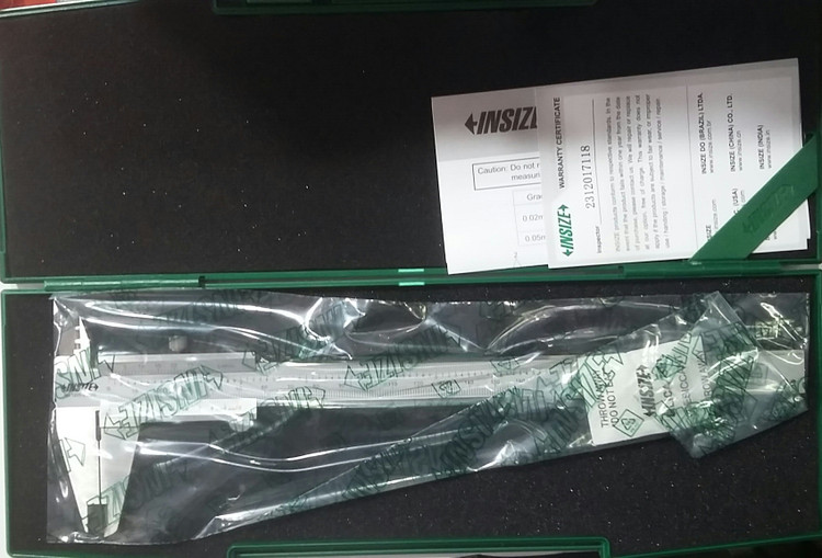 مشخصات، قیمت و خرید کولیس ورنیه اینسایز 200 میلیمتر مدل 1205-2002S (اصل) | ابزار مهرداد Insize Vernier Caliper 200mm