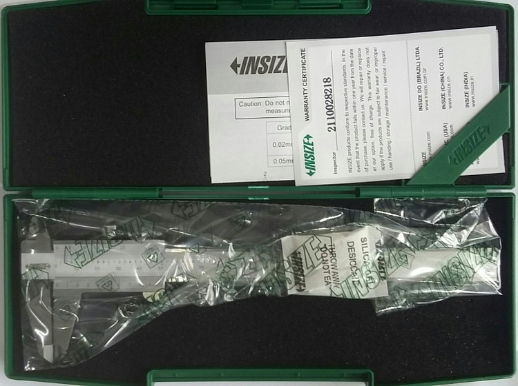 مشخصات، قیمت و خرید کولیس ورنیه اینسایز 150 میلیمتر مدل 1205-1502S (اصل) | ابزار مهرداد Insize Vernier Caliper 150mm