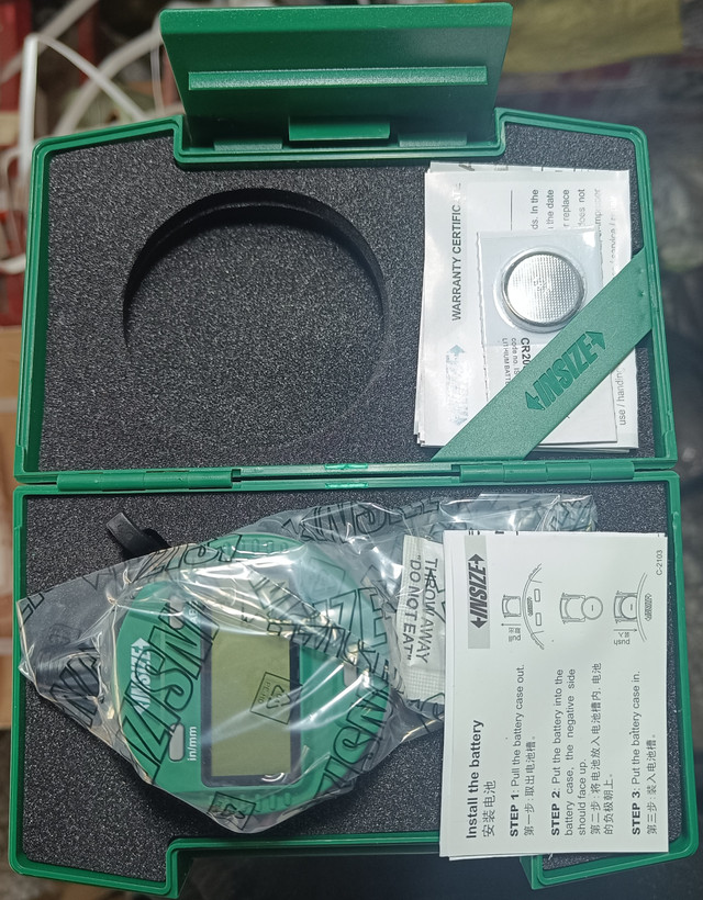 مشخصات، قیمت و خرید ساعت اندیکاتور دیجیتال اینسایز مدل 10-2112 اصل | دقت 0.01 و گارانتی اصالت | ابزار مهرداد