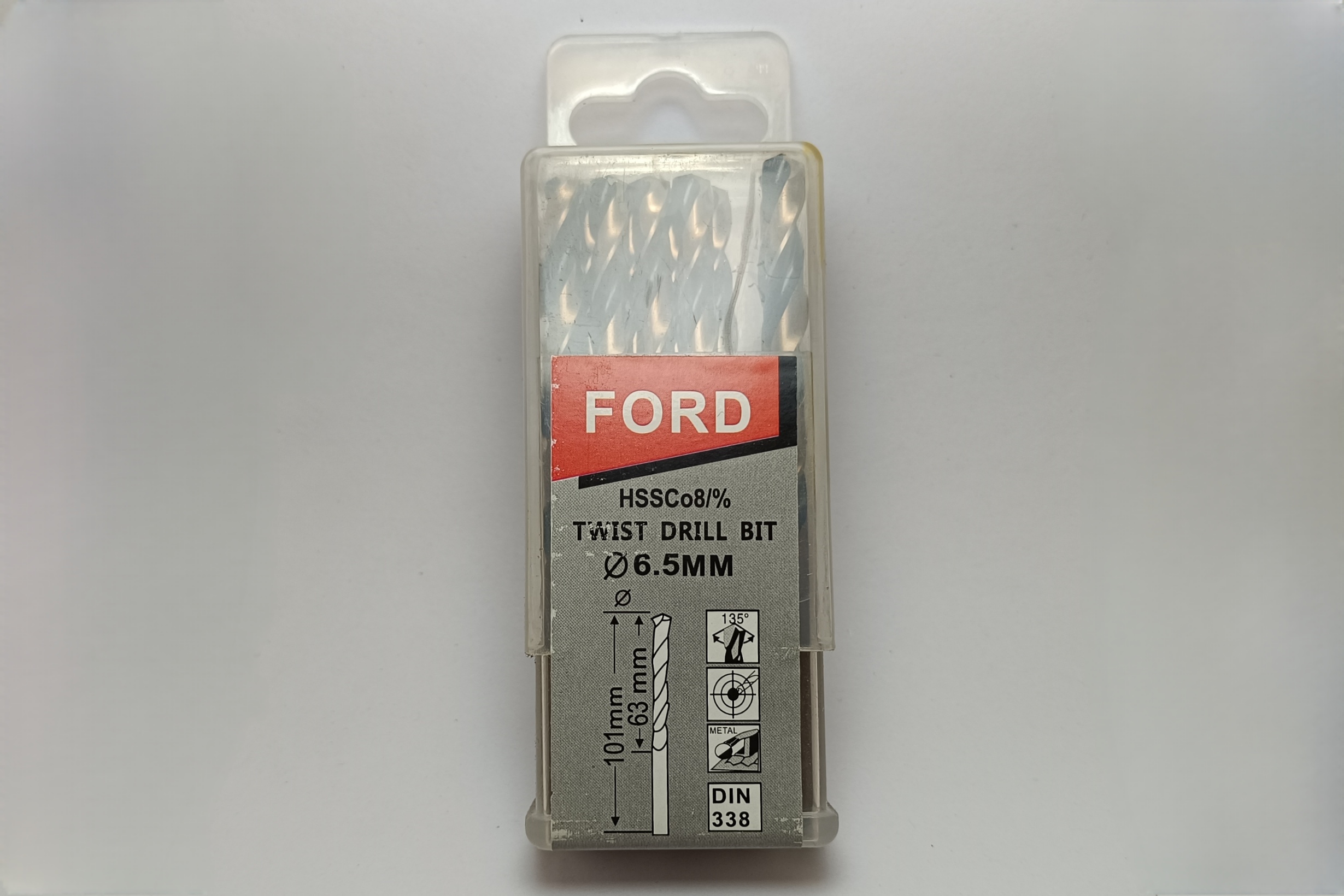 مته سایز 6.5 کبالت‌دار 8 درصد برند FORD