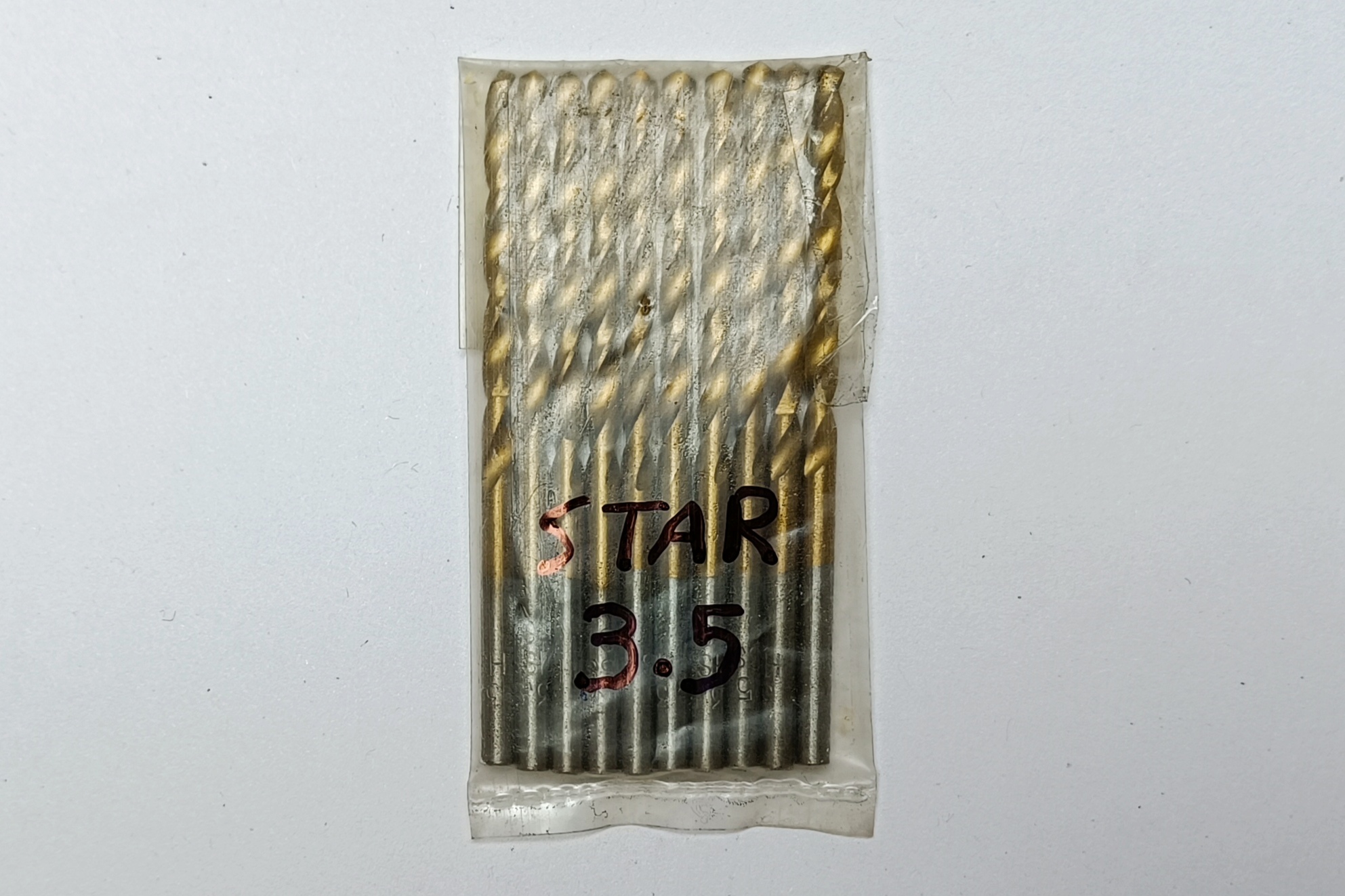 مته سایز 3.5 میلیمتر HSS روکش تیتانیوم (طلایی) برند STAR