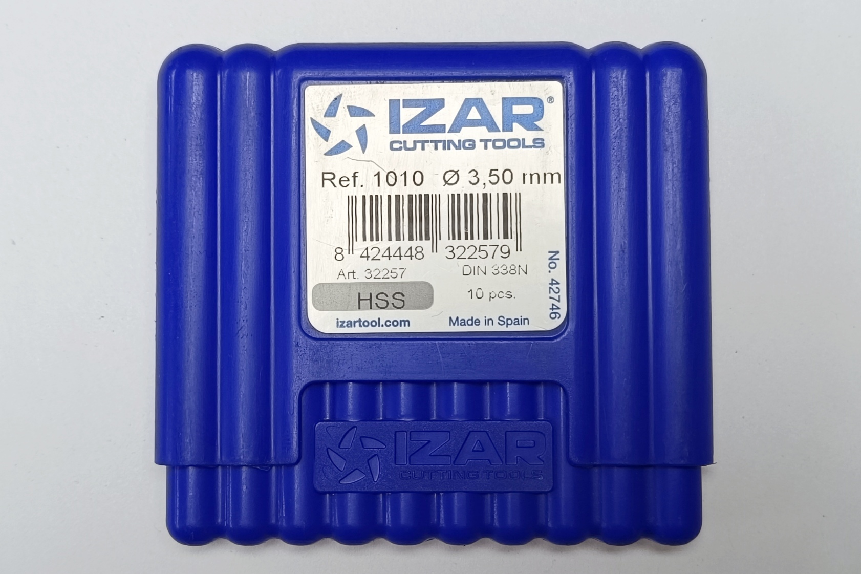 مته HSS سایز M3.5 میلیمتر برند IZAR اسپانیا
