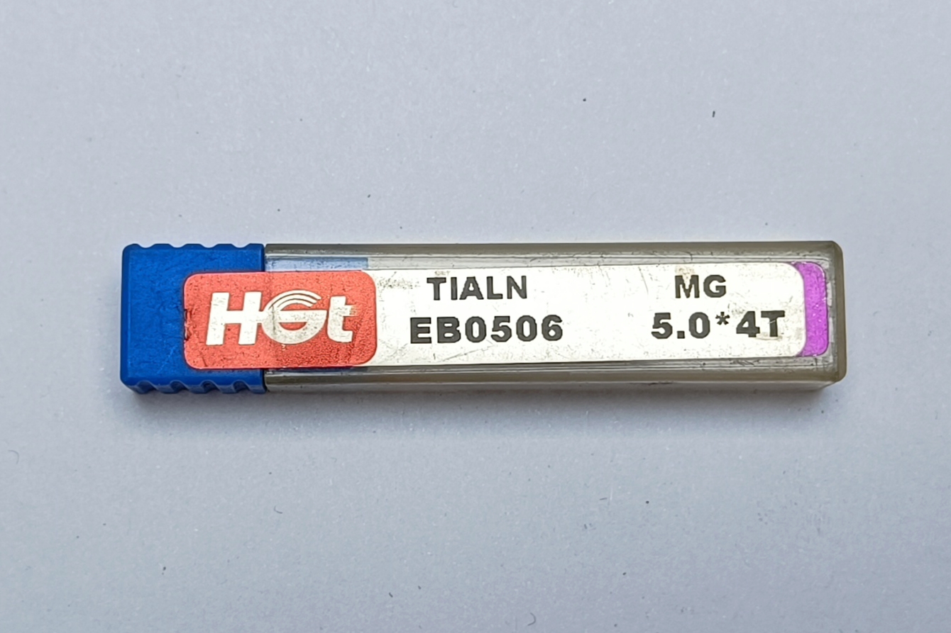فرز انگشتی الماس (کارباید) چهار پر سایز 5 میلیمتر برند HGT تایوان
