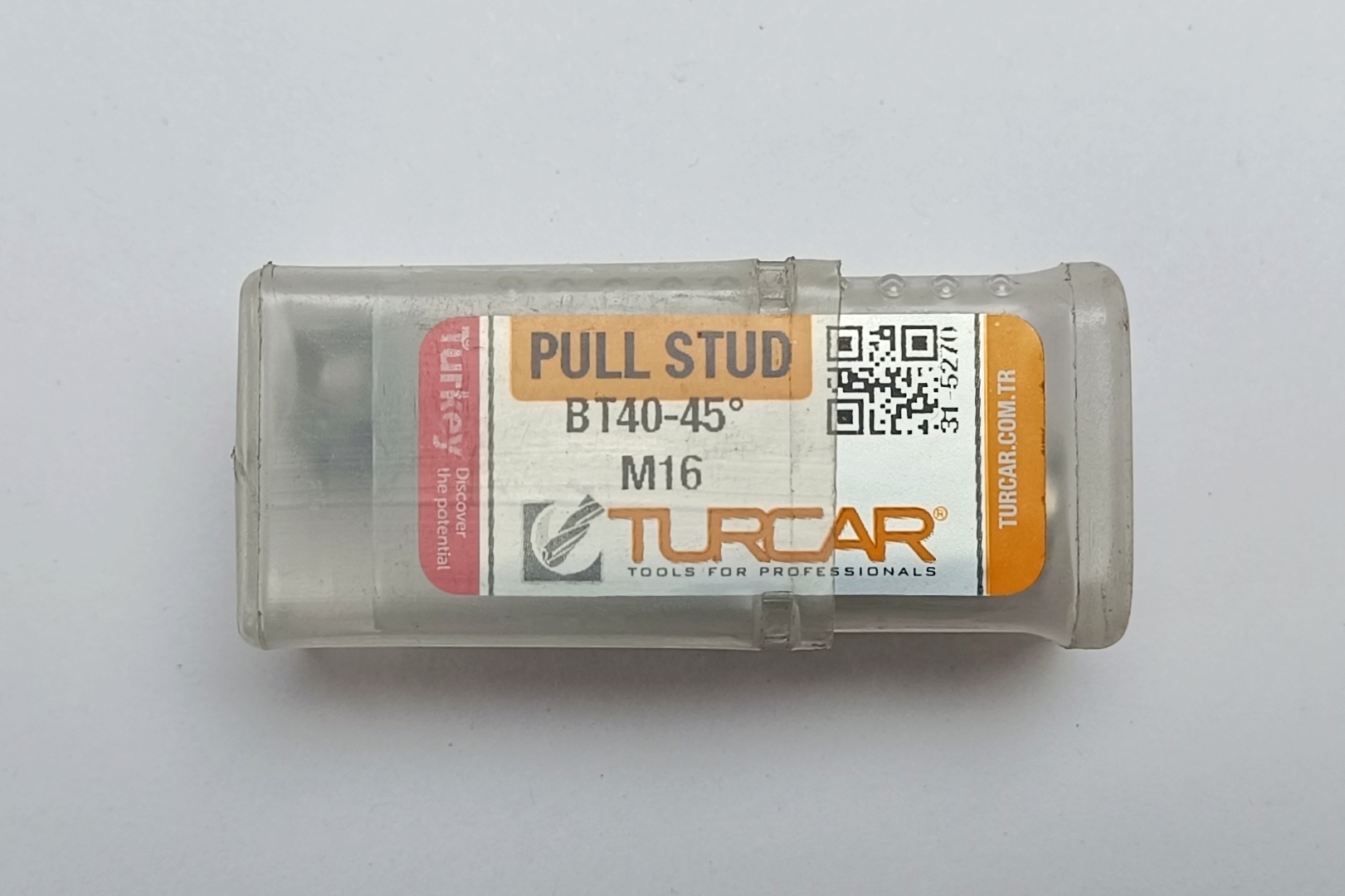 پیچ پول استاد (PULL STUD) مدل BT40-45 M16 برند TURCAR ترکیه