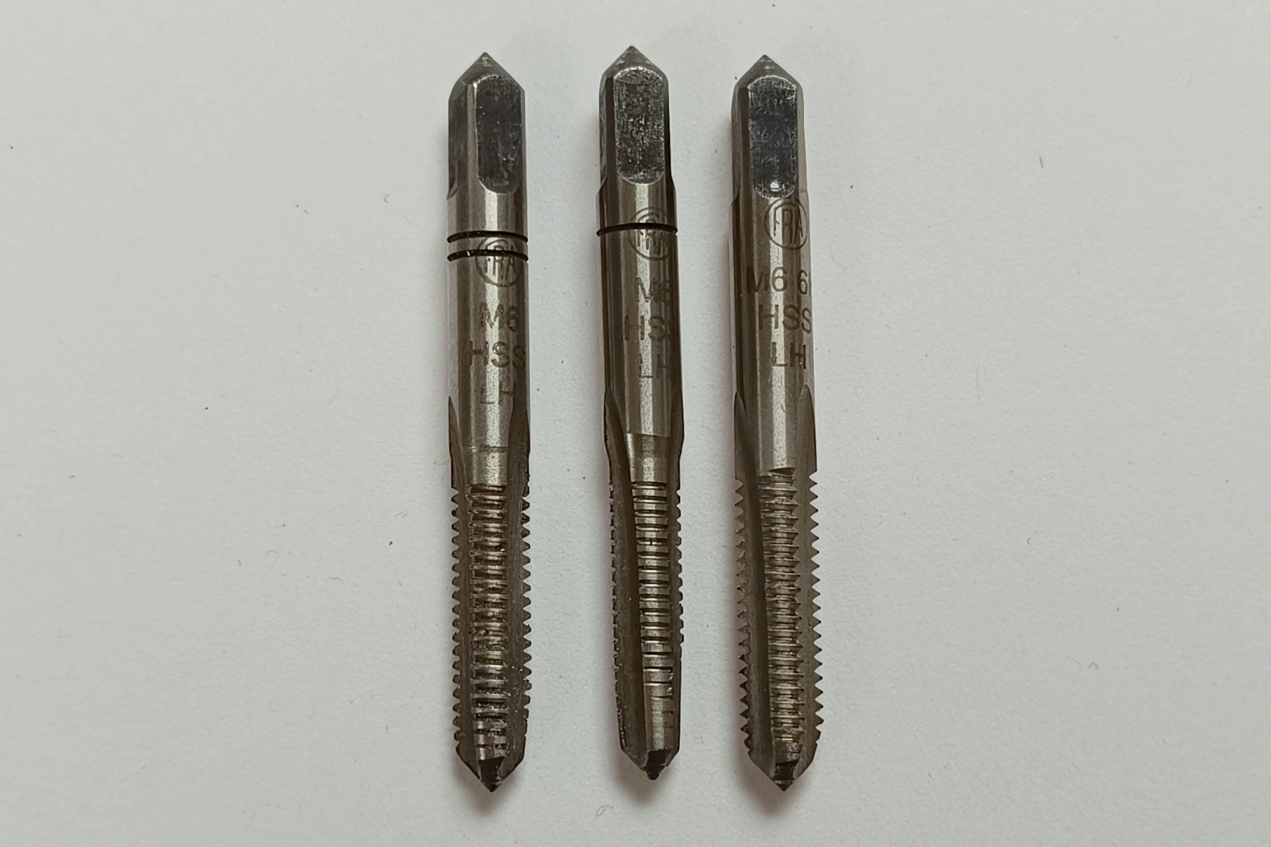 قلاویز دستی چپ HSS سایز M6 میلیمتر برند FRA یوگسلاو (اصل)