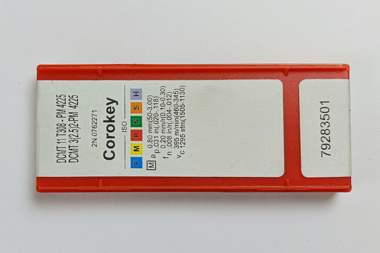 الماس تراشکاری روکشدار سندویک مدل DCMT11T308-PM 4225 (اصل)