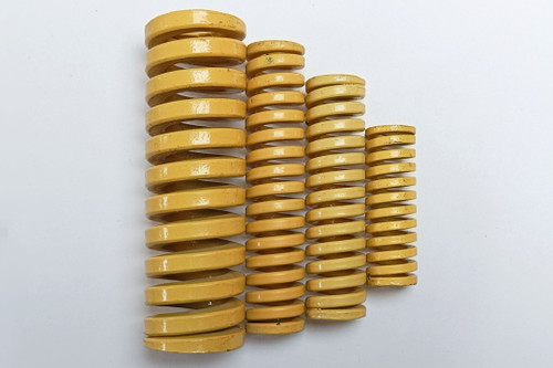 فنر قالب سازی زرد رنگ سایز 76 * 13 ساخت چین