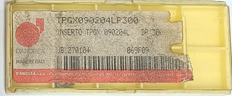 قیمت و خرید الماس تراشکاری D'ANDREA TPGX 090204 LP300 ایتالیا مخصوص الومینیوم ابزار مهرداد