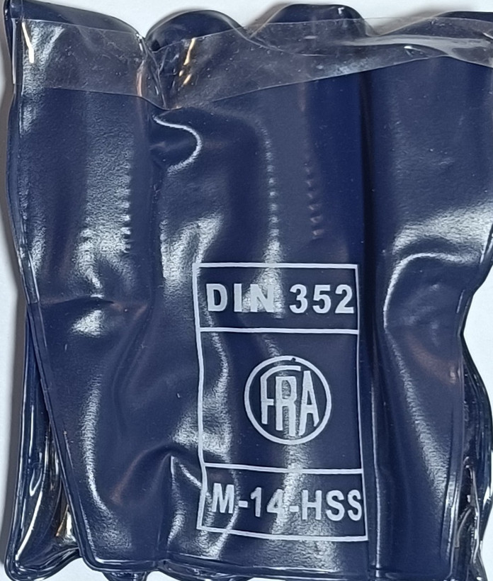 مشخصات، قیمت و خرید قلاویز دستی M14 سایز ۱۴ میلیمتر طرح FRA | قلاویز فوق سنگین برای صنایع و سازهها | قلاویز دستی و ماشینی