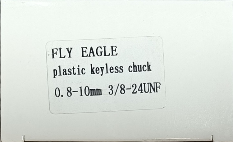 سه نظام دریل اتومات پلاستیکی FLY EAGLE 0/8 _ 10 mm 3/8 _ 24 اصل