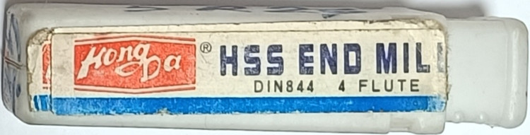 قیمت و خرید فرز انگشتی سر گرد چهار پر سایز 5R 2/5 میلیمتر برند HongDa روکش تیتانیوم ابزار مهرداد