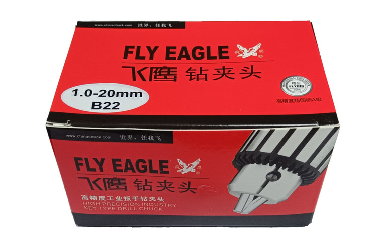 سه نظام آچاری صنعتی B22 سایز 1-20 میلیمتر برند FLY EAGLE اصل