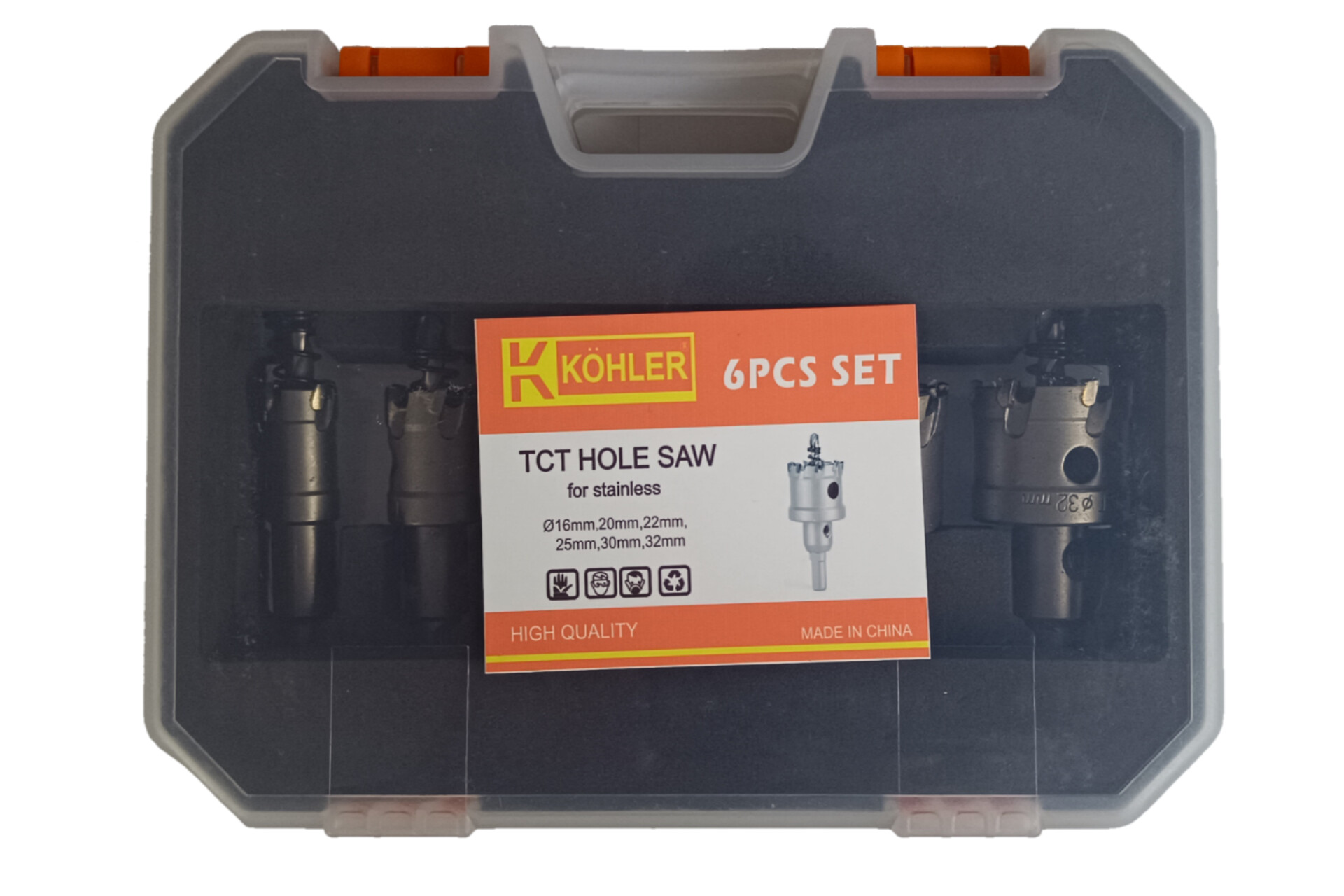 ست مته گردبر سرالماس 6 پارچه از16 تا 32 میلیمتر برند KOHLER