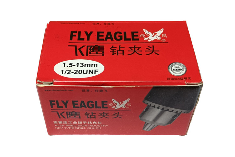 سه نظام آچاری صنعتی سایز 1.5-13 میلیمتر (1/2-20 UNF اینچ) برند FLY EAGLE اصل