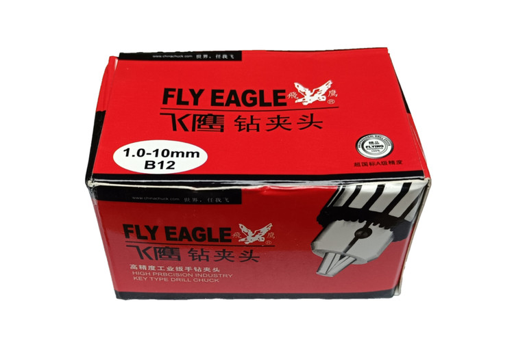 سه نظام آچاری صنعتی B12 سایز 1-10 میلیمتر برند FLY EAGLE اصل